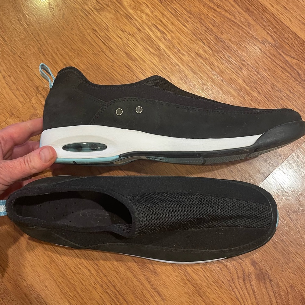 NIKE AIR & Cole Haan Collaboration Black & Blue Sneaker Tennis Shoe Size 10.